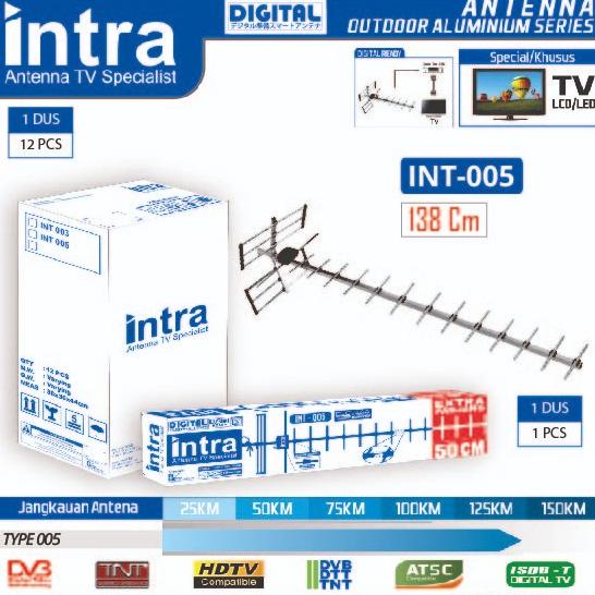 jual ANTENA TV OUTDOOR ANALOG &amp; DIGITAL INTRA INT-005