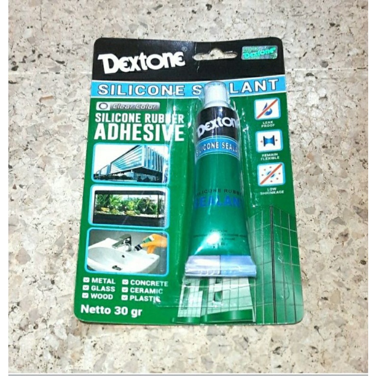 

LEM DEXSTONE SILICONE SEALANT 30 GRAM LEM KACA SILICONE RUBBER SEALANT