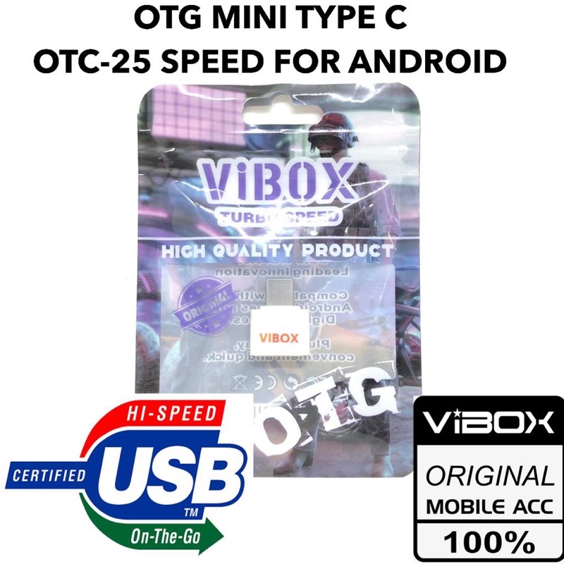 Otg vibox mini type c Otc25/Otg Handphone mini Type C Promo Sen