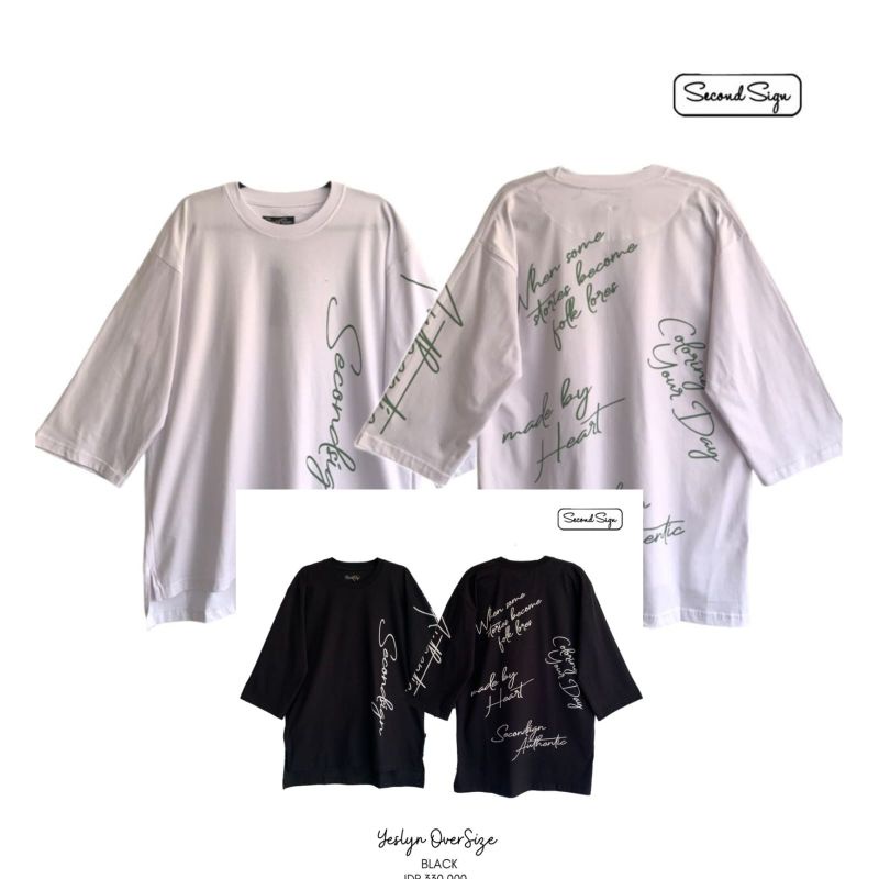 Yeslyn Yaara Vatza Oversize Top by Second Sign