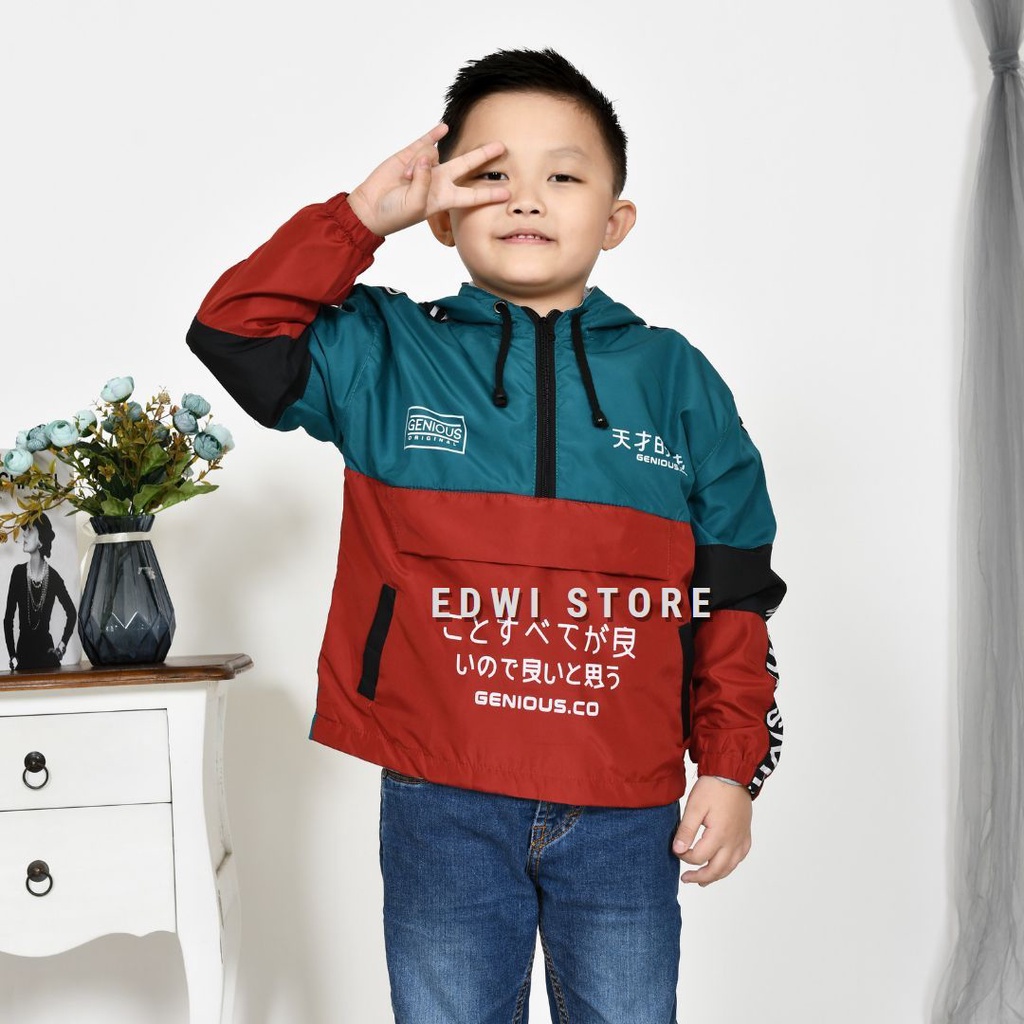 Jakket Terlaris Kantong Depan -Jacket Anak Murah 1-12 thn