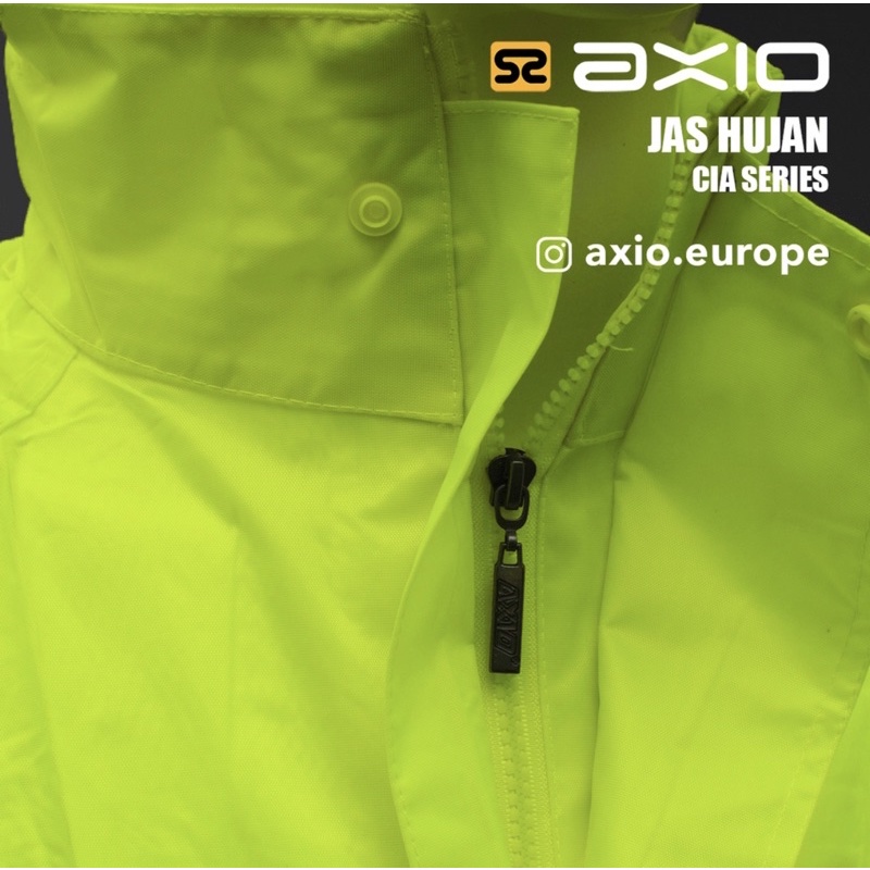 Axio Jas Hujan Mantel Dewasa Tebal Setelan Jaket Celana PVC CIA UNISEX