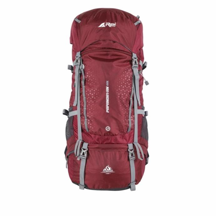tas gunung carrier original arei/rei papandayan 60L sudah dapat cover