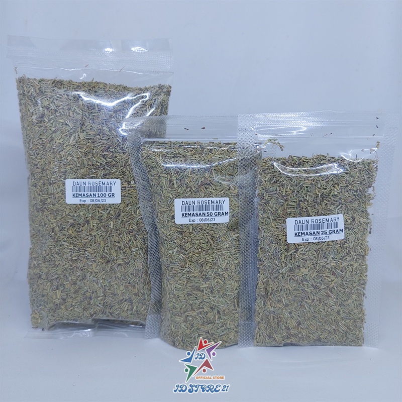 Daun Rosemary Kering 25g, 50g, 100g (rosemary leaves dried)