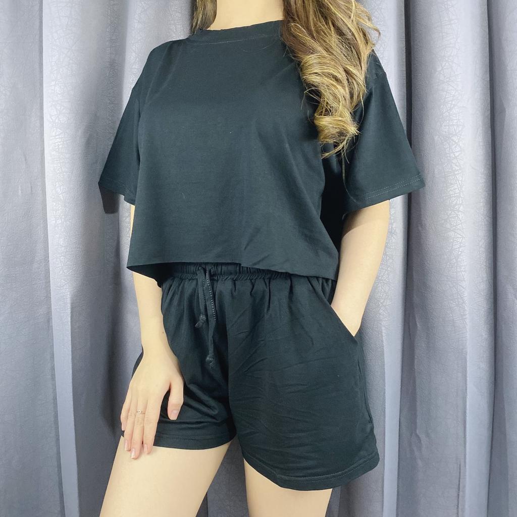 Setelan Croptop Oversize 988