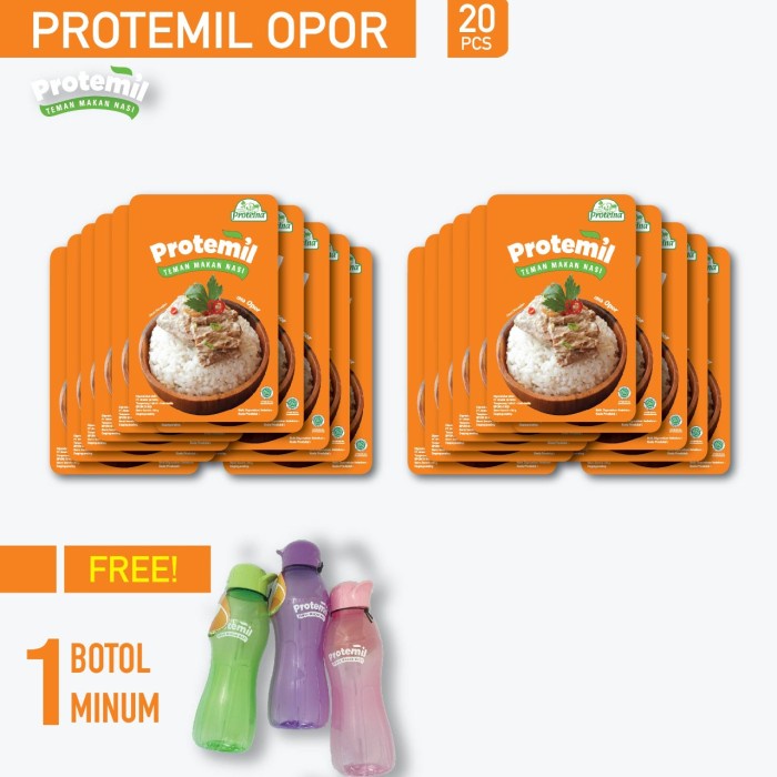 

Protemil Opor 20Pcs + Free Botol Minum Tx0416