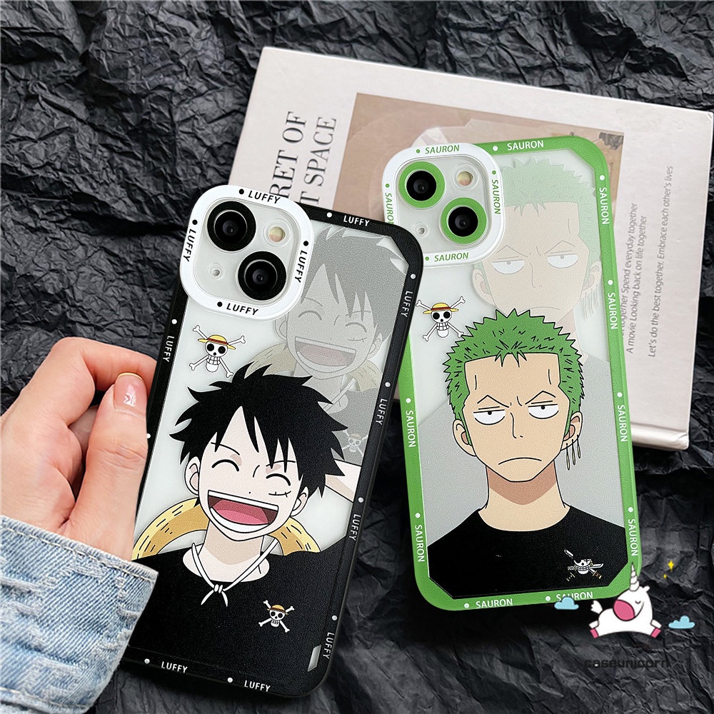 One Piece Case Vivo Y02 Y11 Y16 V25E Y15s Y35 Y21 Y02s Y15 Y20 Y31 Y22 Y12s Y33S V21 Y12 Y01 Y21S Y51 Y91C Y30 Y91 Y1S Y12i Y17 Y51A V23E Y15A Y53S Kartun Luffy Zoro Soft Cover