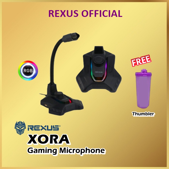 Rexus Xora DM1 Gaming Microphone RGB Mic DM 1