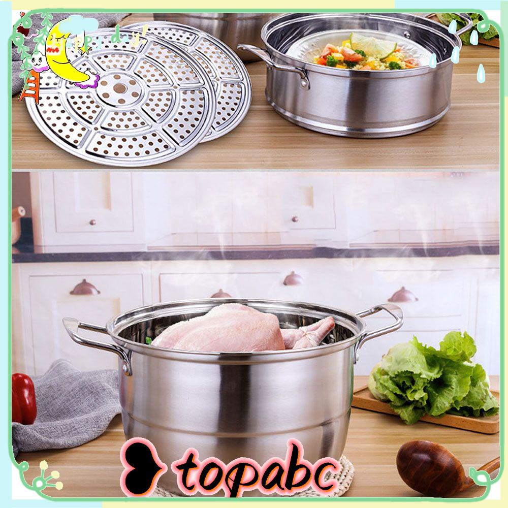 Rak Steamer Atas New Stainless Steel Tray Stand Pot Steaming