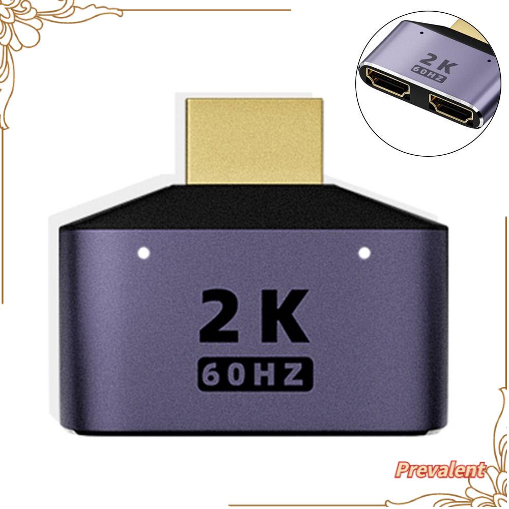 Preva HDMI 1in2 Out Splitter Male to Dual Female Game Video Kabel Adapter