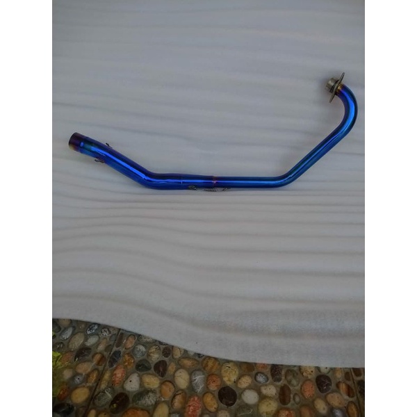 Header blue bending Suzuki Satria Fu Karbu Facelit barong bluemoon stainless