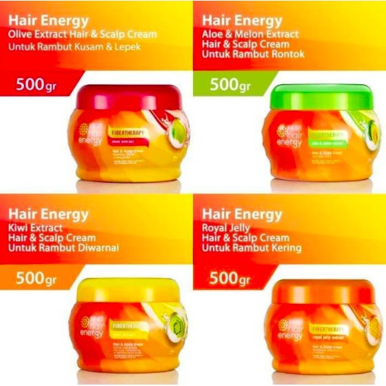 Qeila - Makarizo Hair Energy Fibertherapy Hair 500 ml BPOM