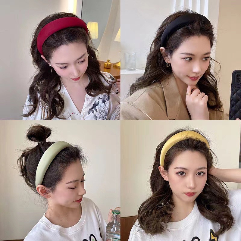 CLOUD Korean Headband / Bando Tebal Korea Empuk / Bandana Lebar/Bando Nagita Import