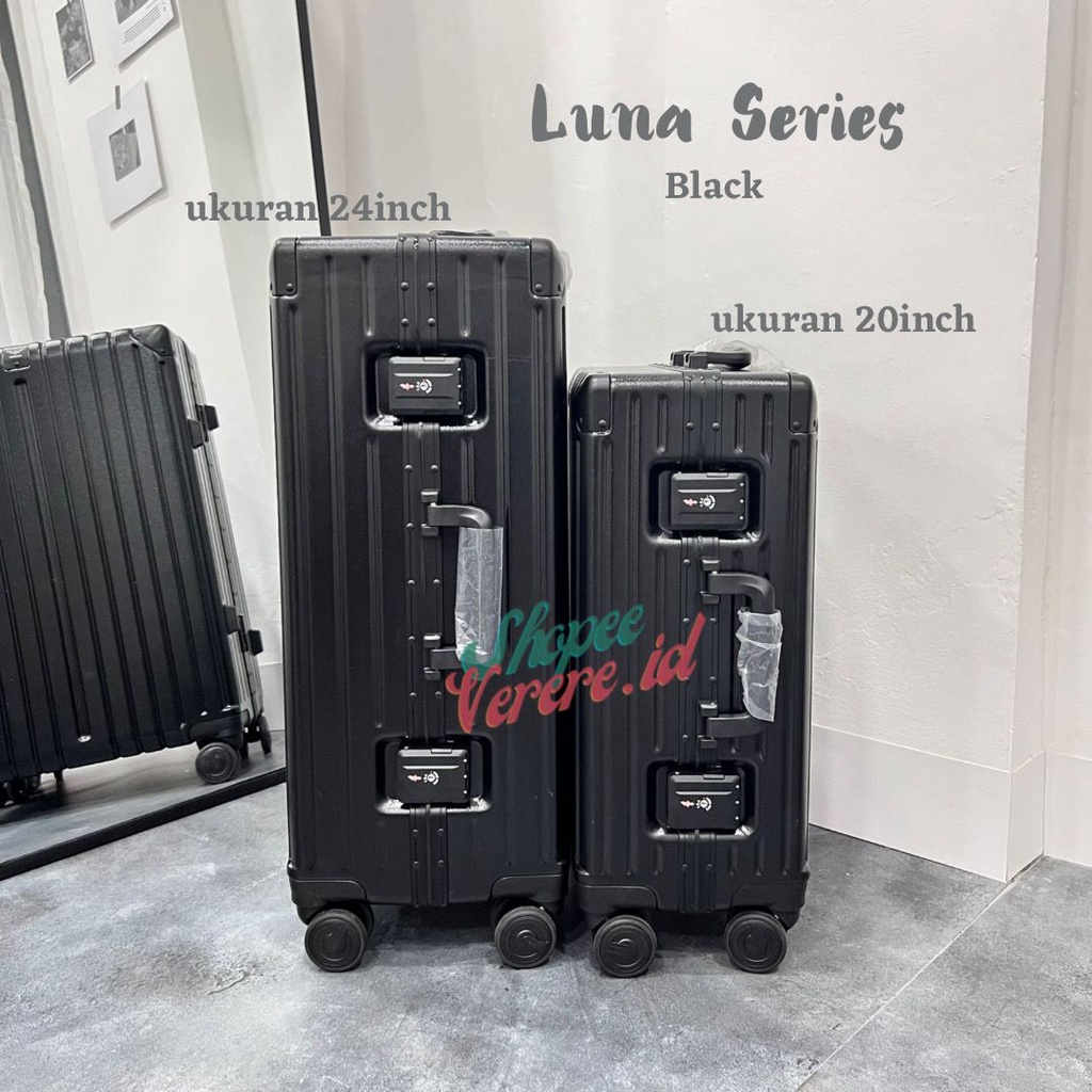 Koper Parkson ALPHA - LUNA - NATA Series Cabin 20 Inch dan Koper Bagasi 24 Inch TSA Lock Frame Alumunium