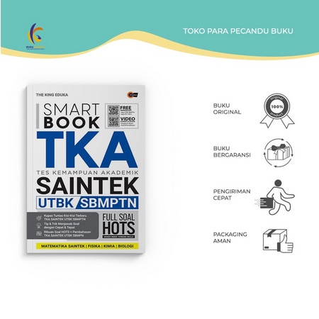 BUKU REFERENSI - SMART BOOK TKA SAINTEK UTBK SBMPTN - CMEDIA - THE KING EDUKA