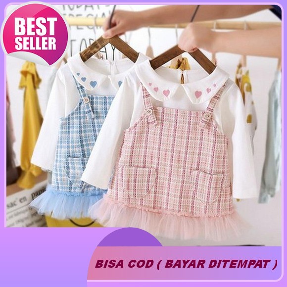 Dress Princes Kids - Pakaian Anak Perempuan Umur 2-4 Tahun / Baju Anak Import / Setelan Anak Perempu