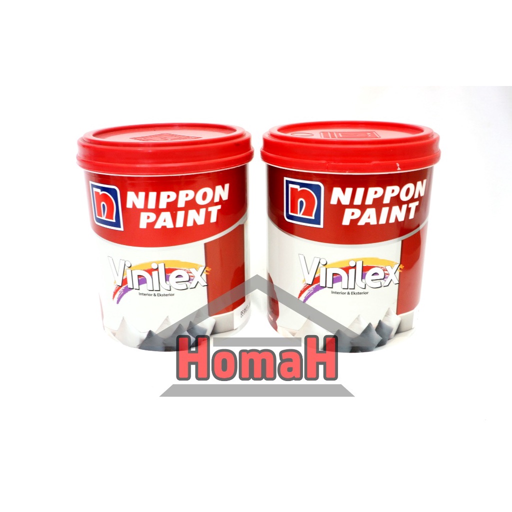 Vinilex cat tembok interior dan eksterior 1 kg putih dan hitam