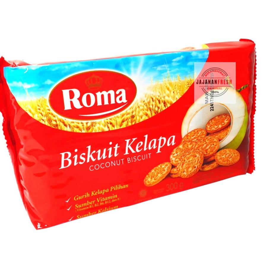 

☎ Roma Biskuit Kelapa Isi Lebih Banyak 300gr ㅱ