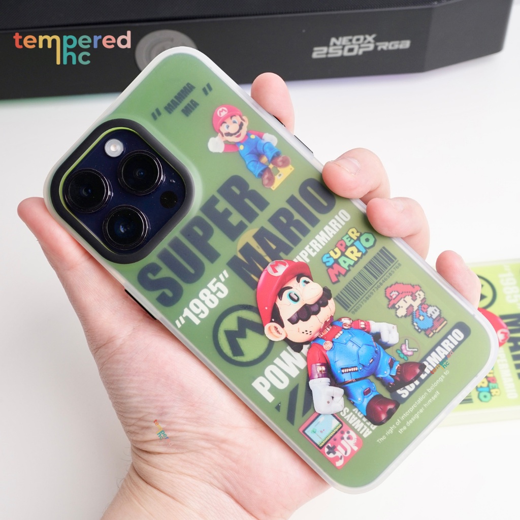 NEW !! SUPER MARIO Case Iphone ( Iphone 11-14promax Ready )