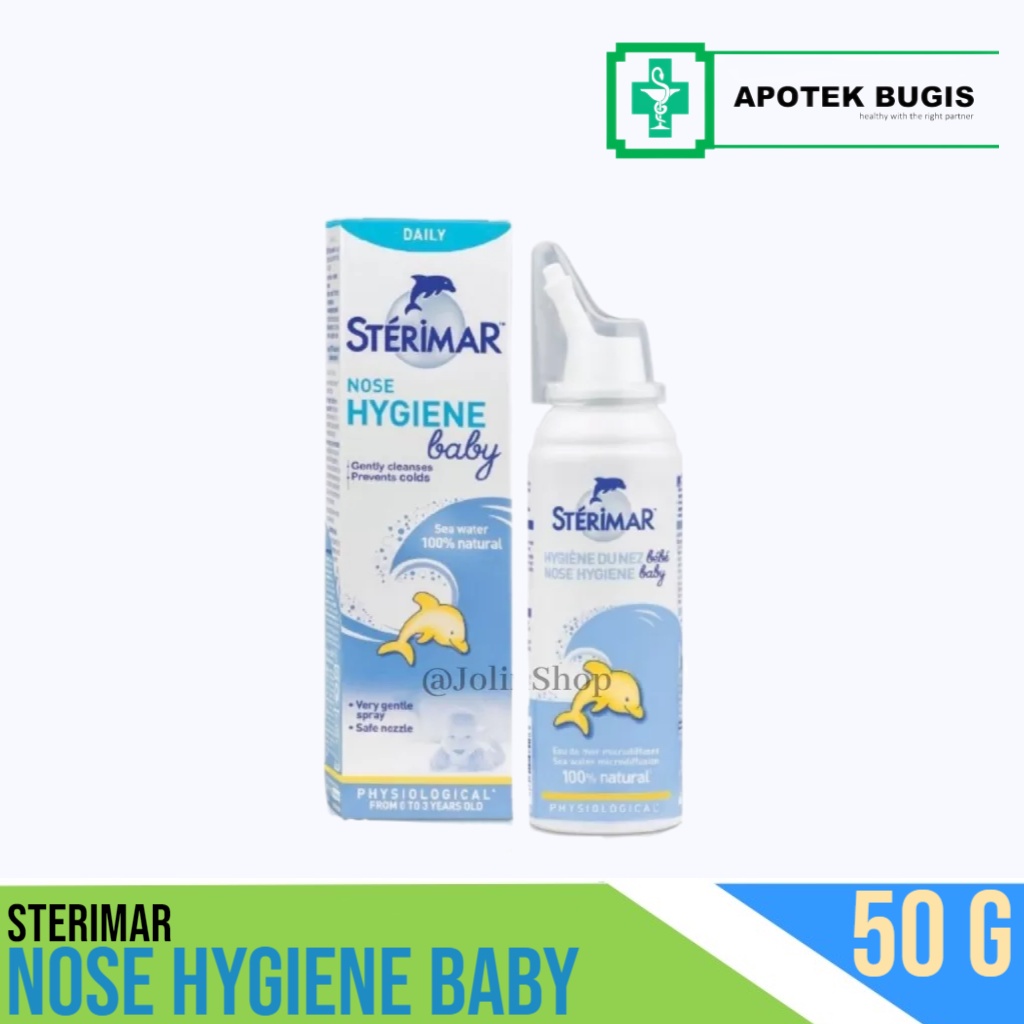 STERIMAR Nose Hygiene Baby Size 50g 150 Semprot Mengurangi Kotoran Hidung Dengan Lembut