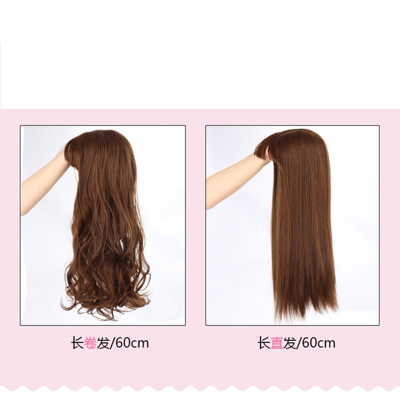 TOUPEE PANJANG / HAIR TOPPER PANJANG (Penutup botak/Rambut tipis) (KIM)