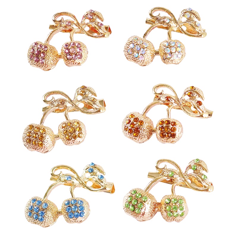 Bros Jilbab Hijab Kepala Kerudung Cheri B-105 Brooch Crystal Cantik Kecil Mini