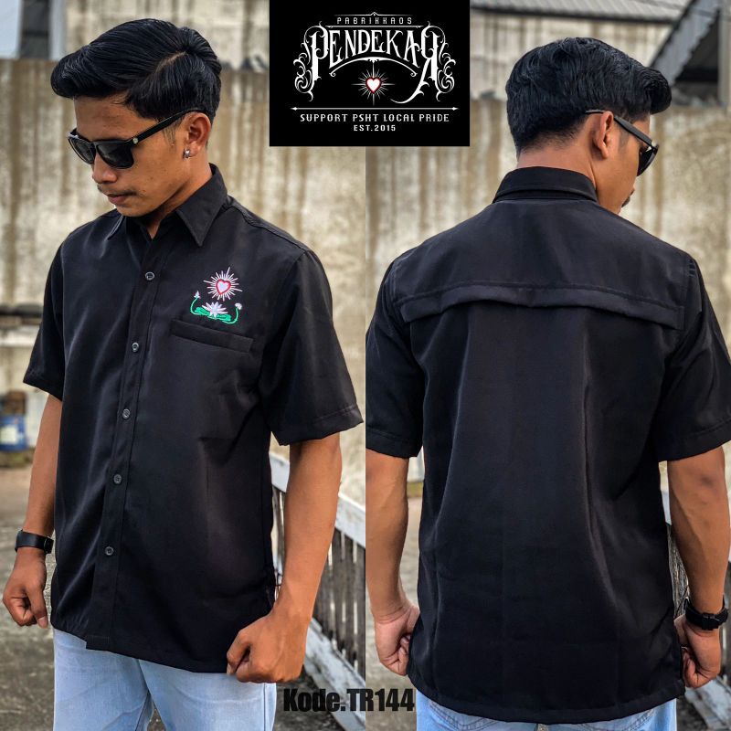 KEMEJA PSHT - KEMEJA PSHT BORDIR - KEMEJA PSHT TERBARU - KEMEJA PSHT SIMPEL - KEMEJA PSHT LENGAN PEN