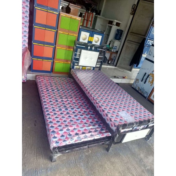 Ranjang besi Sorong 90x200x190