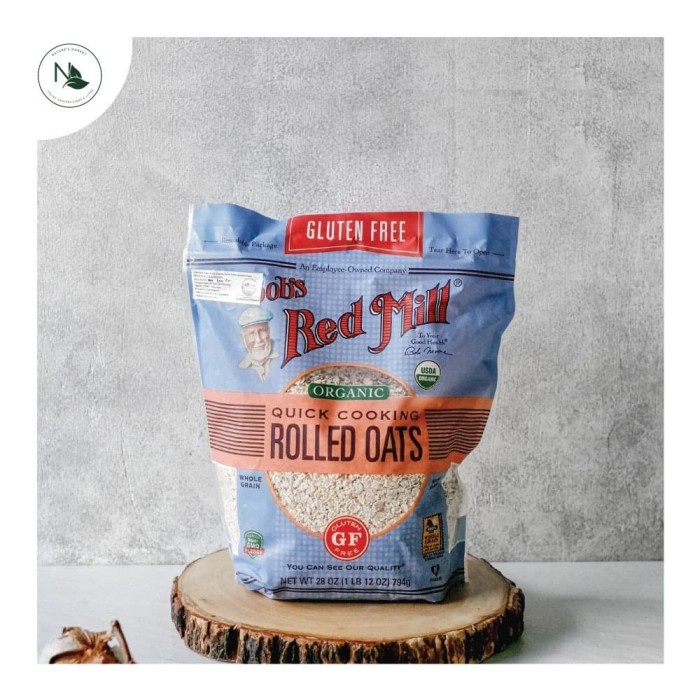 

[NEW] Bob's Red Mill Organic Gluten Free Quick Cooking Rolled Oats 794gr