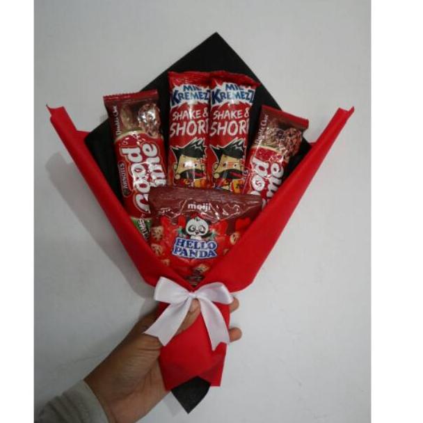 

[Q-71 ♥] [FREE GIFT] buket snack sidang wisuda kado ulang tahun-murah