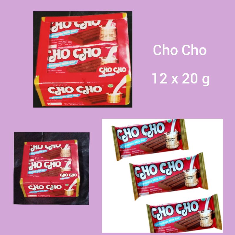 

Cho Cho Chocolate Milk Bar 12x20 g