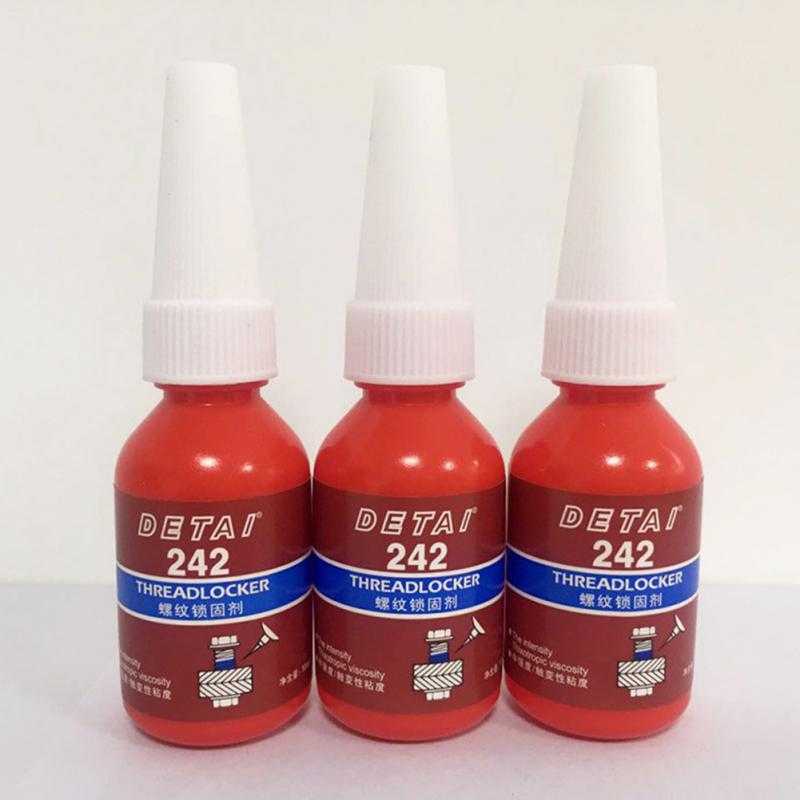 ( 100% BARANG ORI ) DETAI Cairan Liquid Threadlocker Blue Anaerobic Sealant Glue 10ml - 242