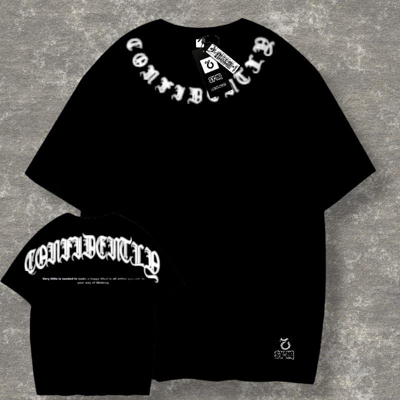 Kaos distro Kaos oversize lengan pendek Kaos cewek Cowok