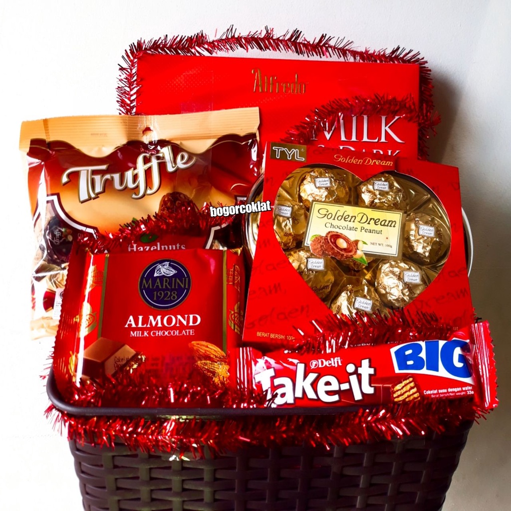 

Parsel Christmas Chocolate Red