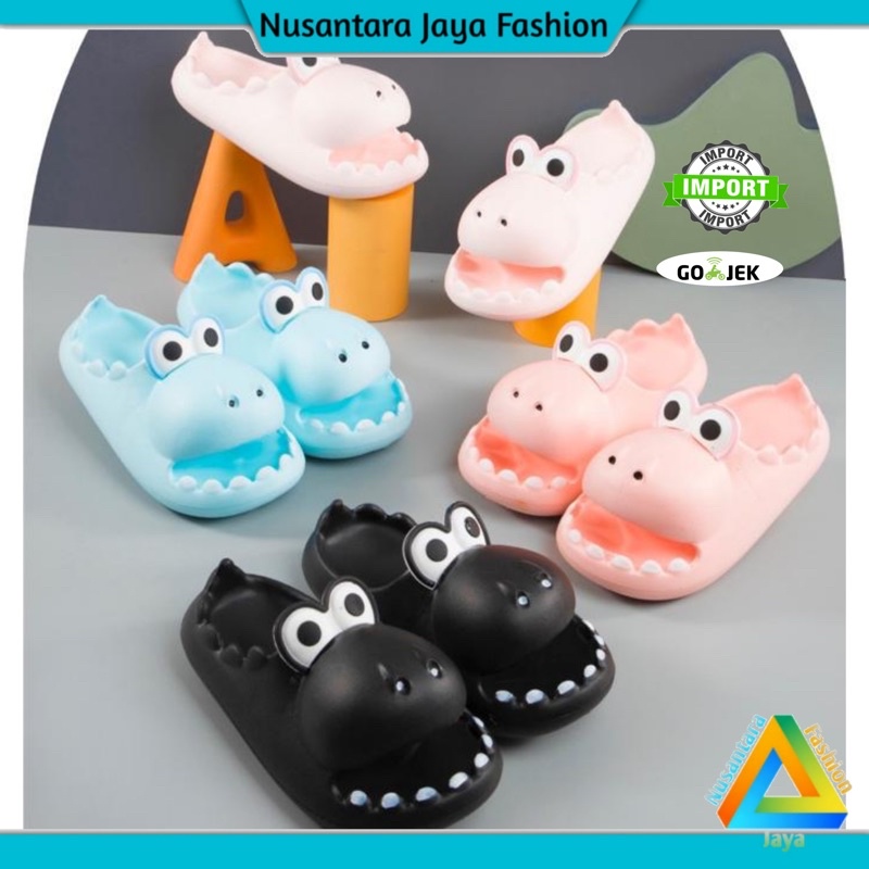 Sandal Anak Perempuan CUTE Terbaru Motif Buaya Lucu 979-M