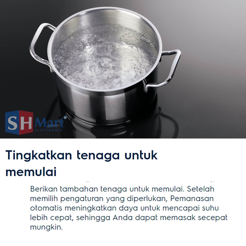 KOMPOR TANAM INDUKSI 2 TUNGKU 70 CM ELECTROLUX EHI7260BA / EHI 7260BA GARANSI RESMI