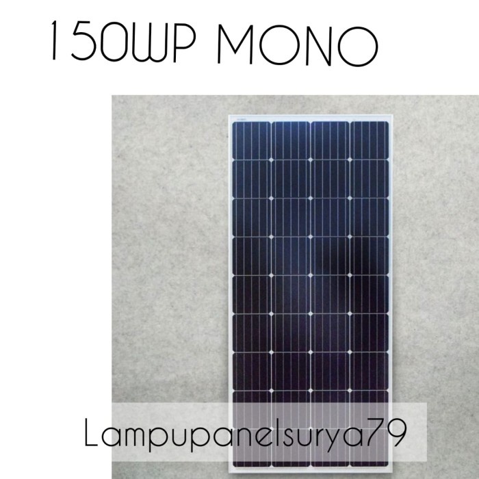 Solar Panel Mono 150WP Surya Cell 150 WP SOLANA Module Mono 150WP