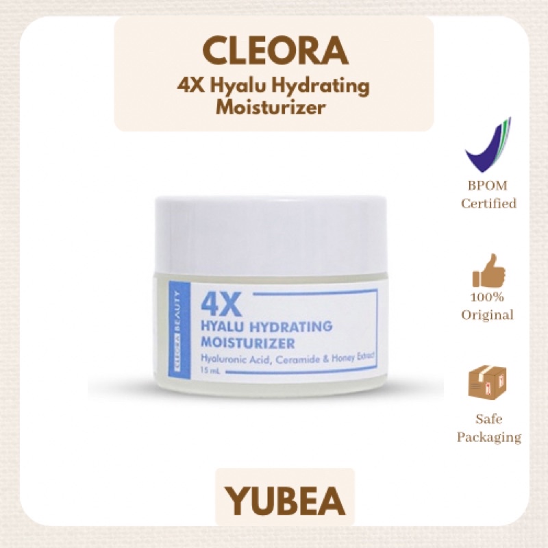 Jual CLEORA 4X HYALU HYDRATING MOISTURIZER / AMAN DIGUNAKAN SETELAH EXFOLIATING GEL Shopee