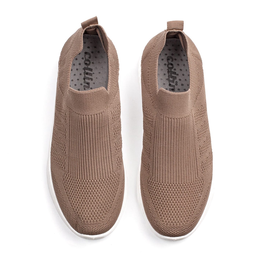 Sepatu Sneakers Slip On Pria Rajut Import Sport Shoes Casual Fashion Warna Warni TPR7101