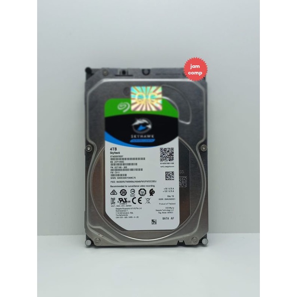 Hardisk 4TB Skyhawk Sata 3.5 For Cctv DVR HDD Internal Promo