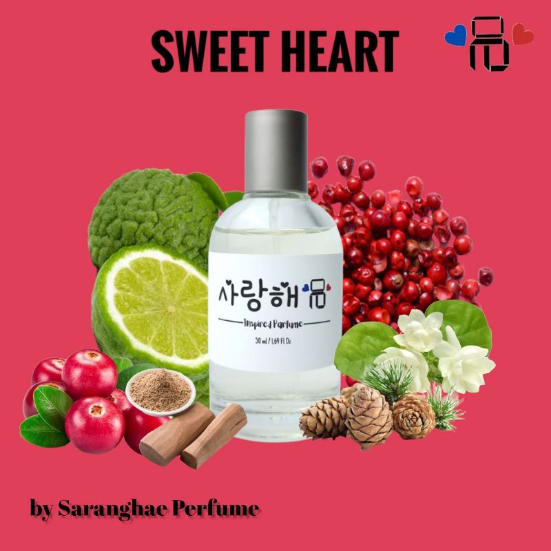 Image of Parfum Murah Wanita Tahan Lama Parfum Korea Sweet Heart 50ml Inspired By Saranghae Parfume #0