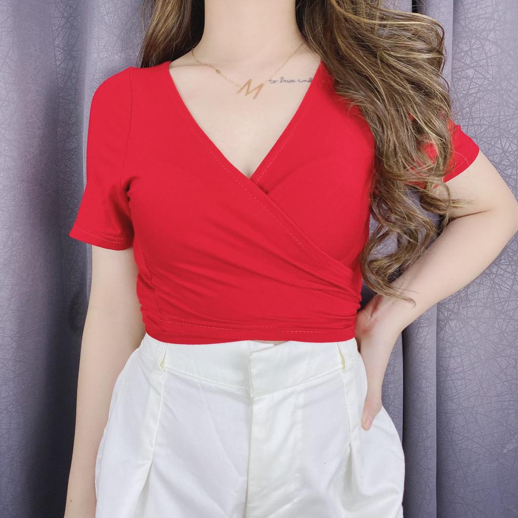 Alice Croptop Silang / Croptop wanita / vimel collection