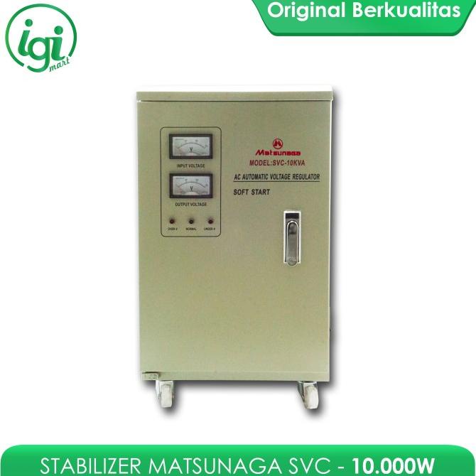 Stavolt Svc 10 Kva Matsunaga / Stabilizer 10Kva / Stavol 10.000 Watt