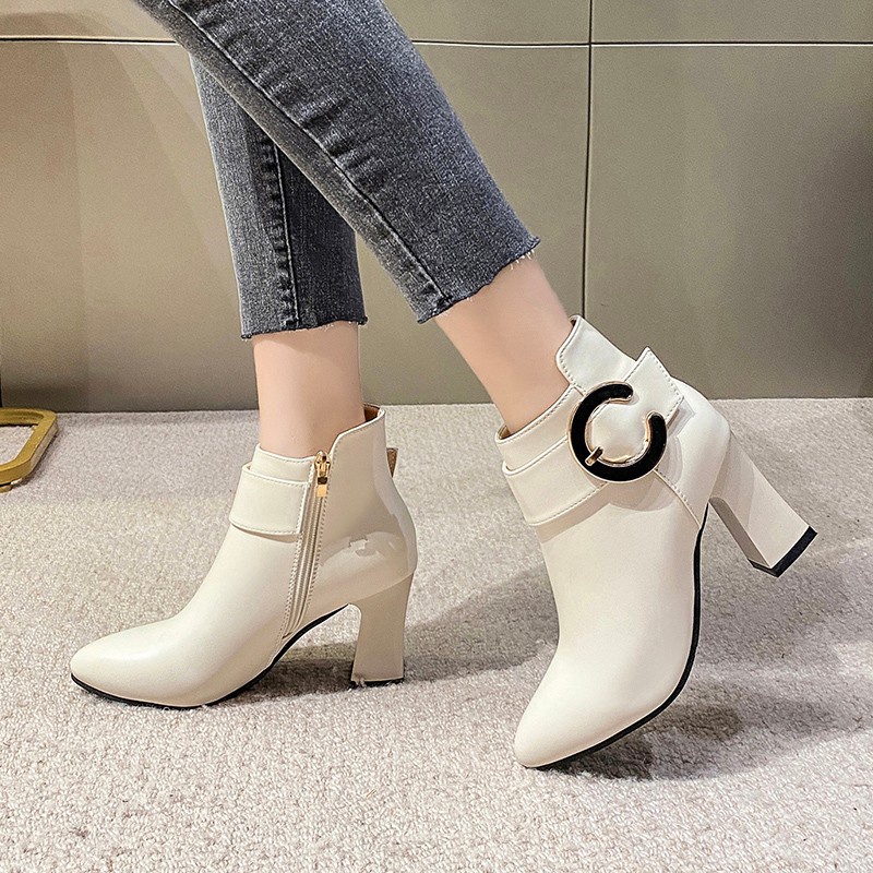 [DUNIA FASHION] Sepatu Boots Wanita Heels Korea Import Premium Quality DF 626