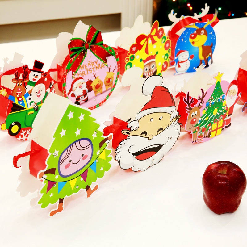 Kedaibutik Hiasan Natal Kertas / Paper Candy Box Decoration Christmas Dekorasi Ornamen Natal - HNK01