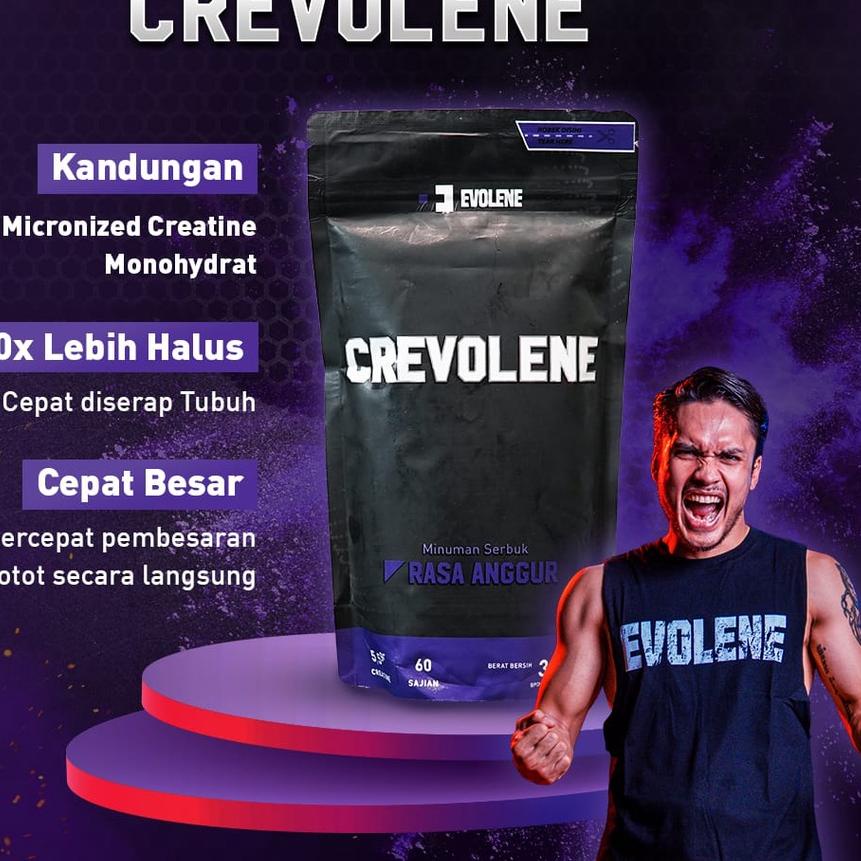 

GRATIS ONGKIR✅Evolene Crevolene 330gr/60x serving|RA8