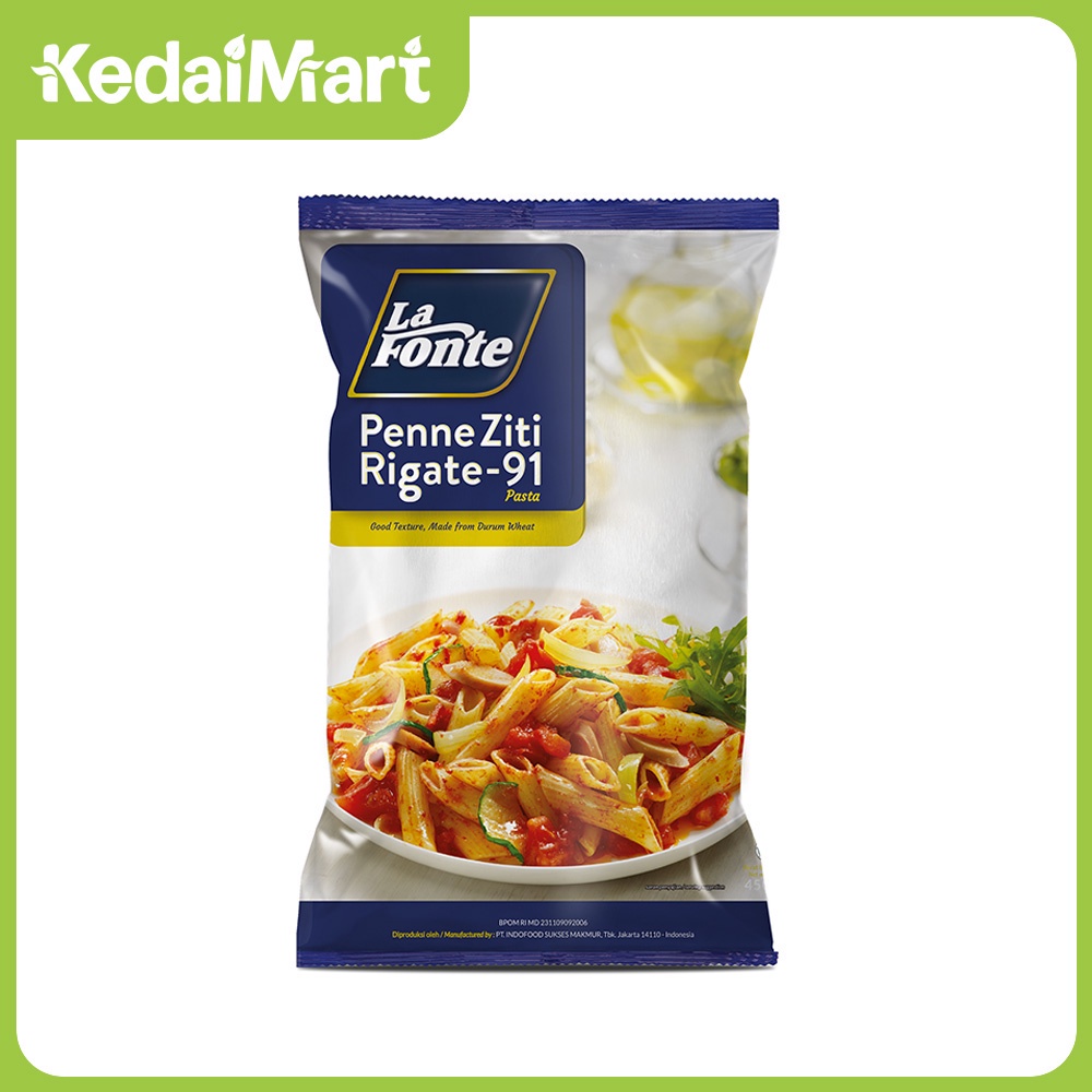 

La Fonte Penne Ziti Rigate 450 Gram