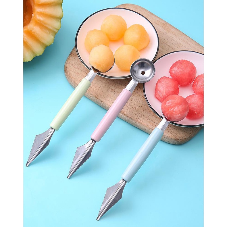 1234OS - Serutan Buah / Alat Pengupas Buah / Sendok Serut Scoop Buah / Spoon Fruit / Pisau Buah