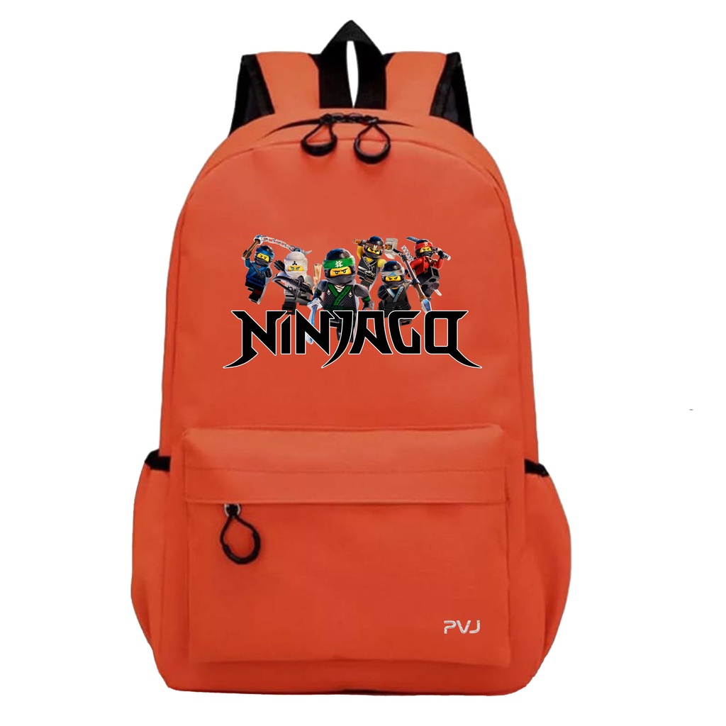 PVJ - Tas Karakter Lego Ninjago Ransel Laki-laki dan Perempuan Backpak