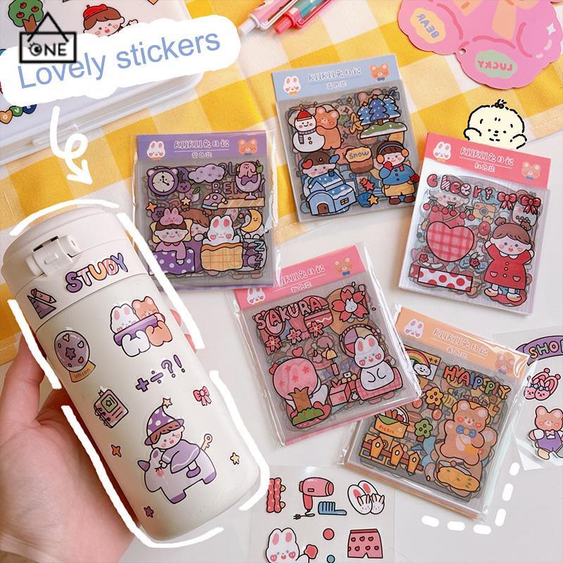 COD❤️20pcs Stiker Kartun Lucu Untuk Dekorasi Notebook DIY Sticker Stationady-A.one